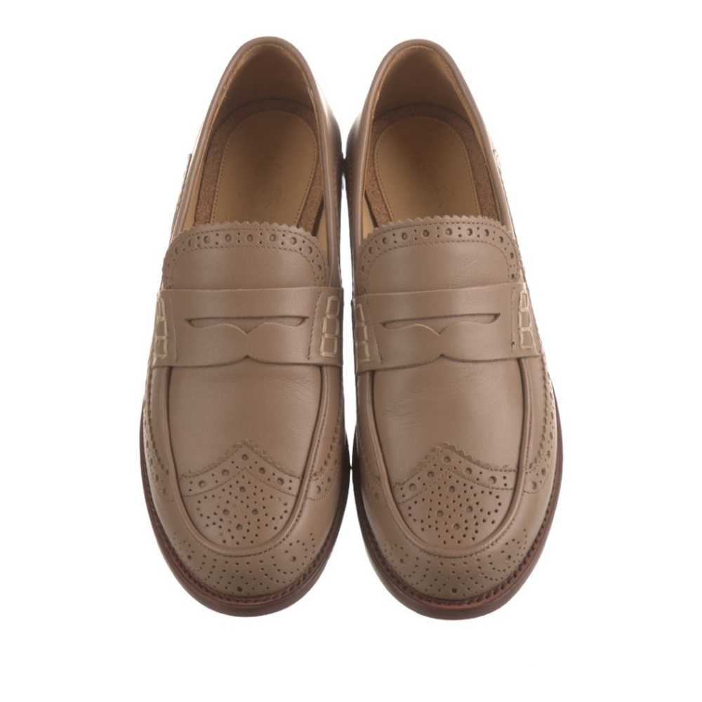The Office of Angela Scott Ms. Charlotte Loafer. Taupe. 35.5/5.5.